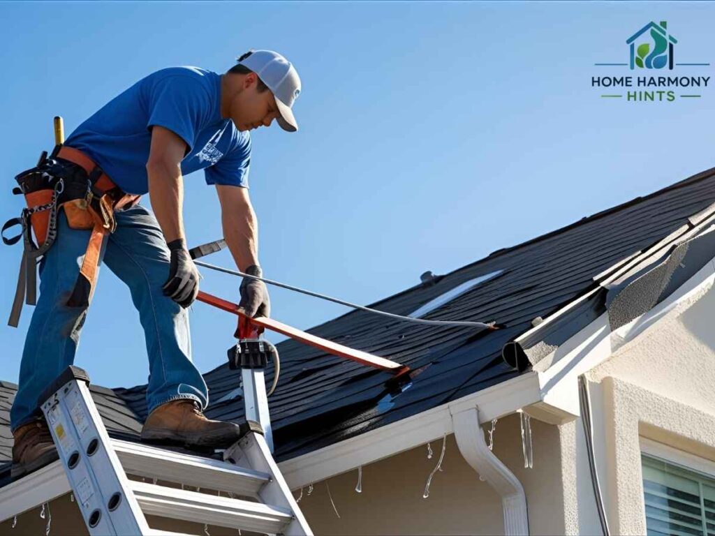 Rancho Cordova Roof Leak Repairs: LA’s Fastest Fixes, Local Advice, and Neighborhood Success 1 Roofer fixing roof leak on a residential home in Los Angeles near Rancho Cordova